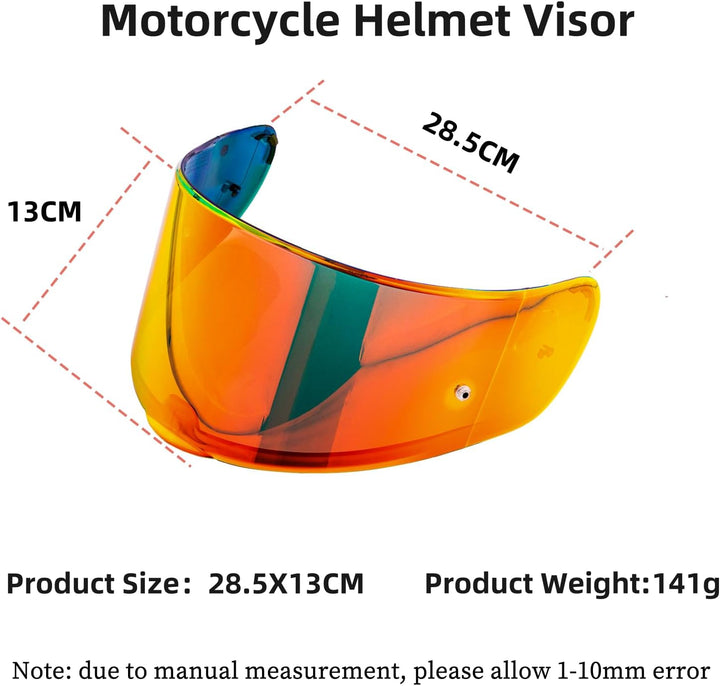 VCOROS Motorradhelm Visier für SEDICI Strada II/Strada 3/Vector,Motorrad Wind Schild Helm Objektiv V