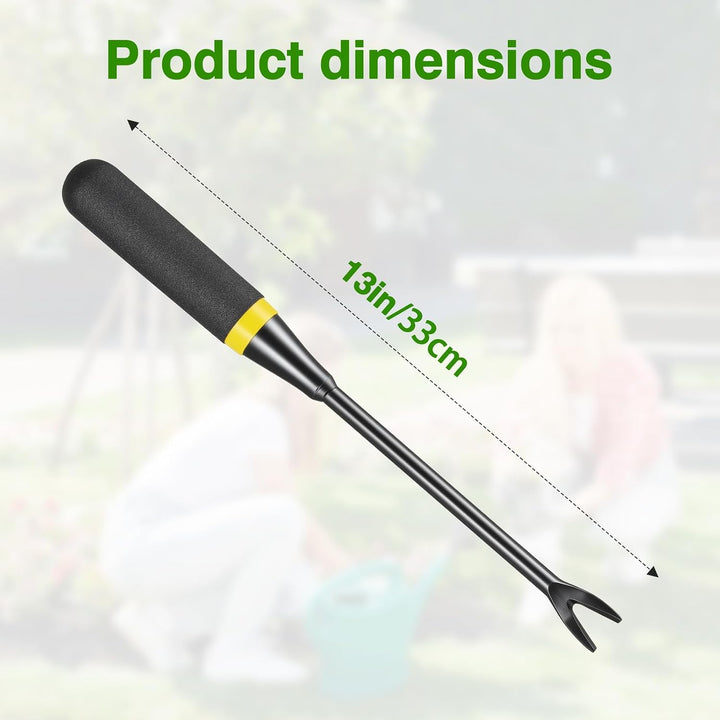 Gartengeräte-Set – bestehend aus einem robusten Handkultivator aus Edelstahl, Einer Pflanzschaufel,