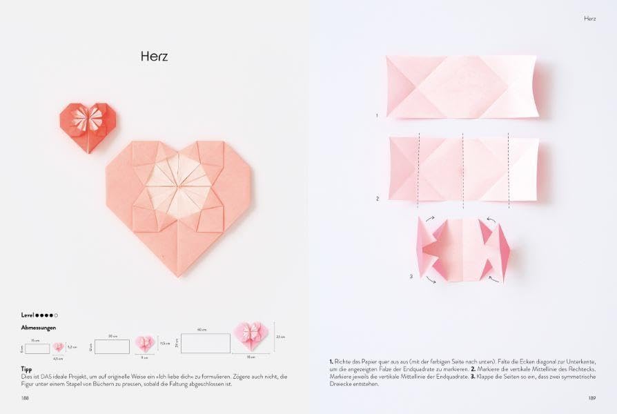 Bastelbuch Erwachsene – Das grosse Origami Buch: Über 50 Origami Ideen (Tiere, Pflanzen & Co.). Anle