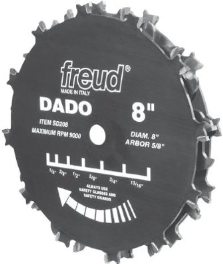 Freud 20,3 cm Professioneller gestapelter Dado (SD208) 20,3 cm Professional Dado, 20,3 cm Profession