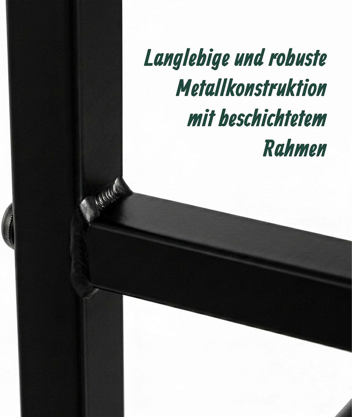 Relaxdays Sportgeräte Aufbewahrung, HBT: 116 x 91,5 x 43 cm, 4 Rollen, mit Bremse, Metall, Ballwagen