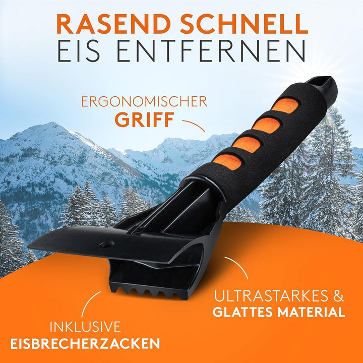 Eiskratzer Auto - Wärmender Scheibenkratzer mit Handschuh Auto - Ultra schneller Auto Eiskratzer - I