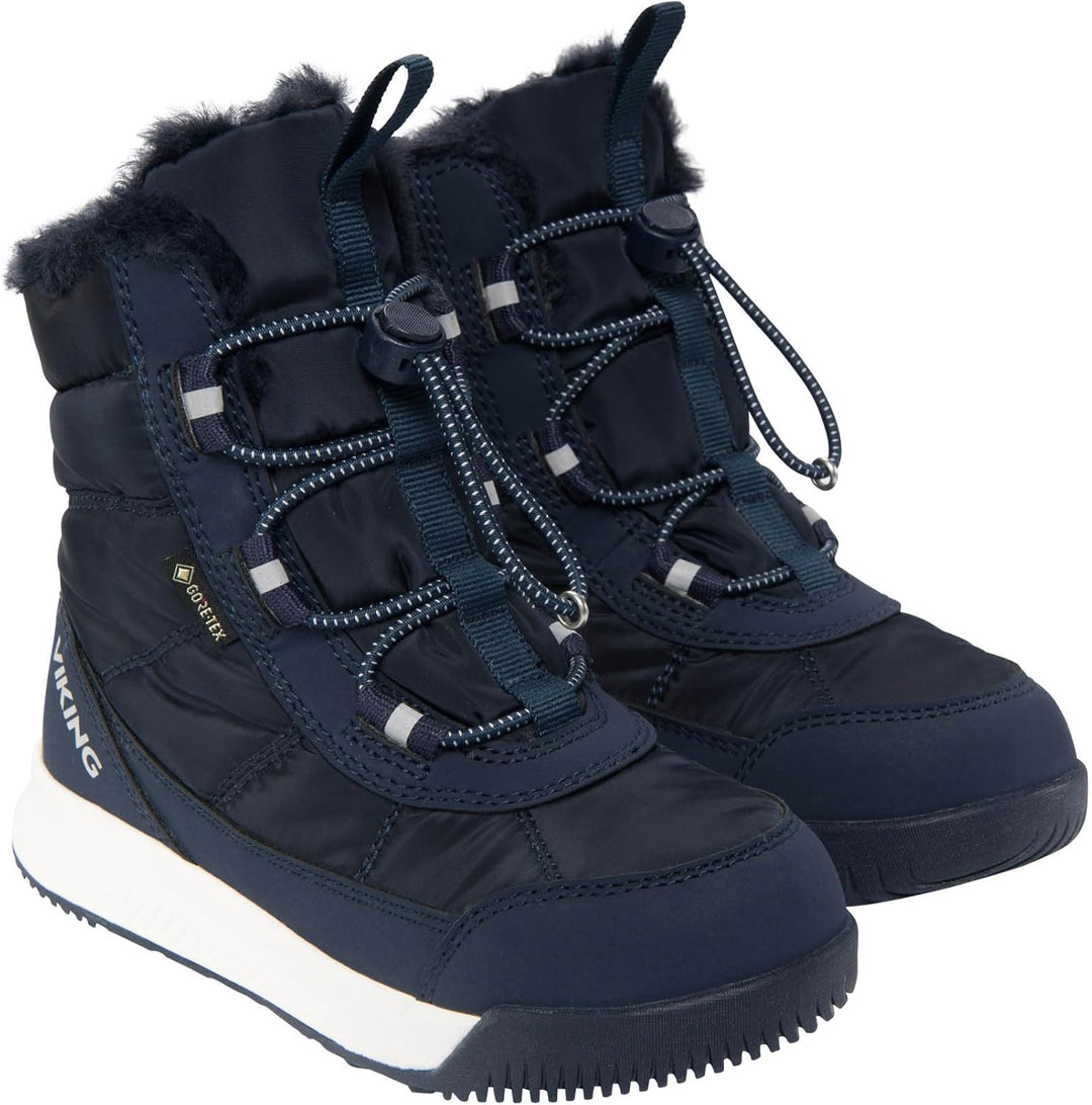 Viking Unisex Kinder Aery Warm GTX Sl Snow Boot 30 EU Navy Blue, 30 EU Navy Blue
