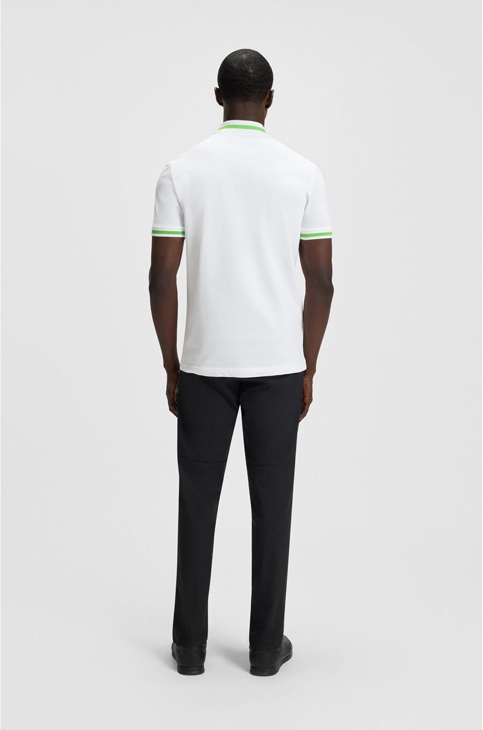 BOSS Herren Pio Polohemd S Weiss 100, S Weiss 100