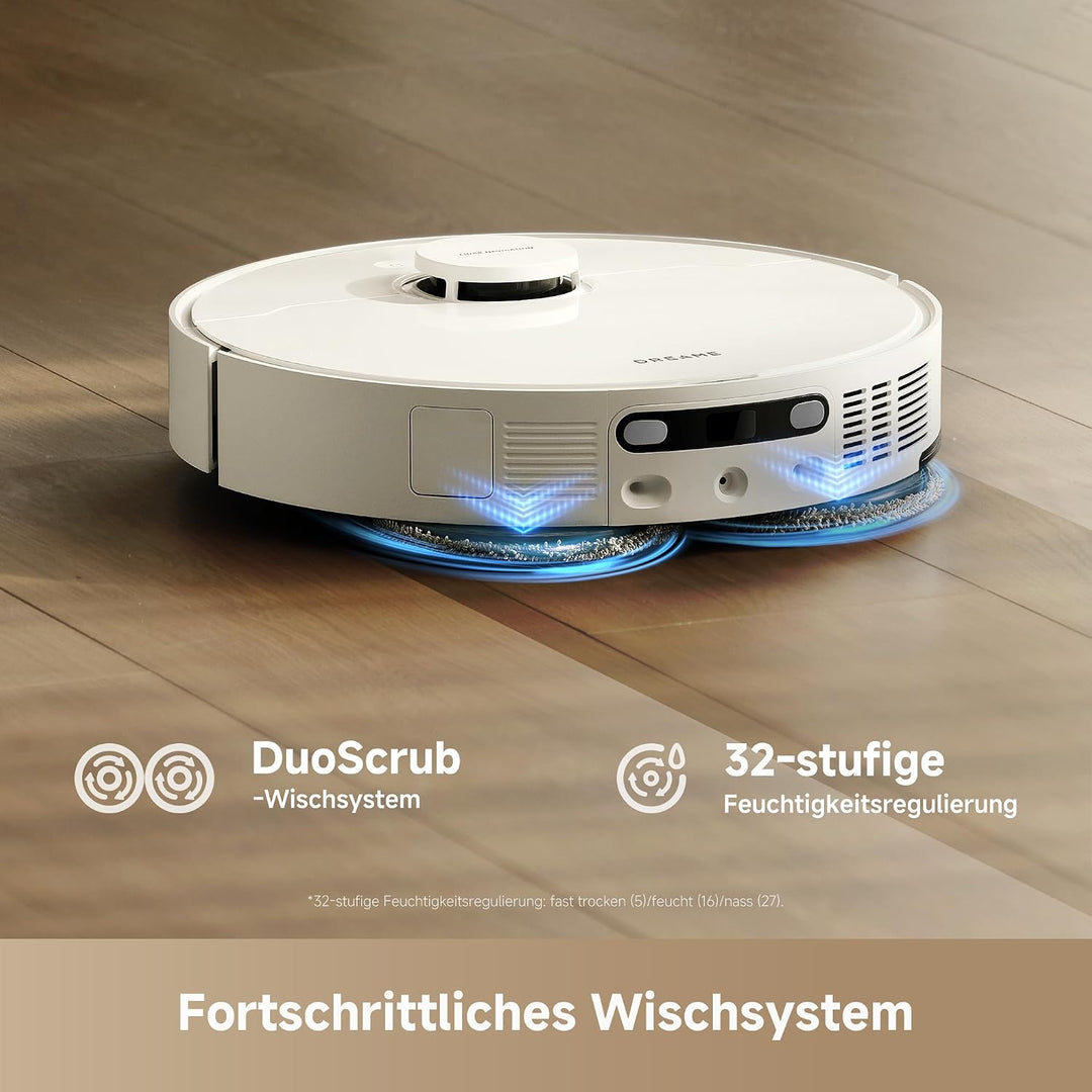 DREAME L10s Ultra Gen 3 Kit Saugroboter mit Wischfunktion mit einer Saugkraft von 25.000 Pa, Seitenb