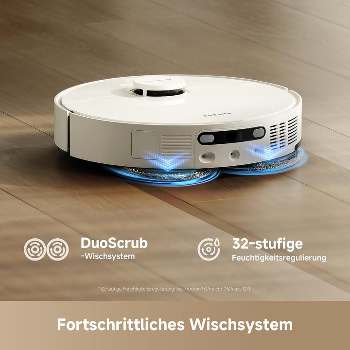 DREAME L10s Ultra Gen 3 Kit Saugroboter mit Wischfunktion mit einer Saugkraft von 25.000 Pa, Seitenb