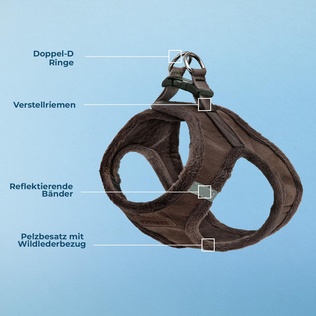Voyager Step-In Plüsch-Hundegeschirr by Best Pet Supplies - Step-In-Westengeschirr für kleine und mi