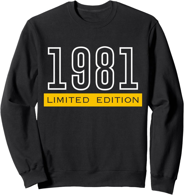 43. Geburtstag Mann Frau 43 Jahre 1981 Deko Lustig Sweatshirt