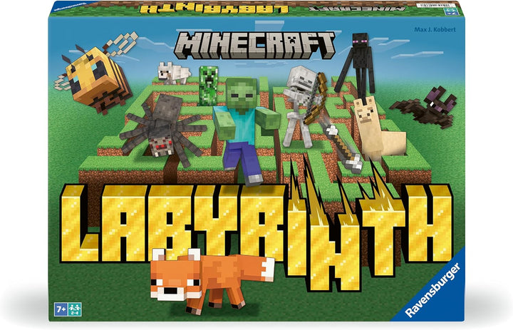 Ravensburger 24684 - Minecraft Labyrinth - Der Spieleklassiker für 2-4 Spieler ab 7 Jahren mit Chara