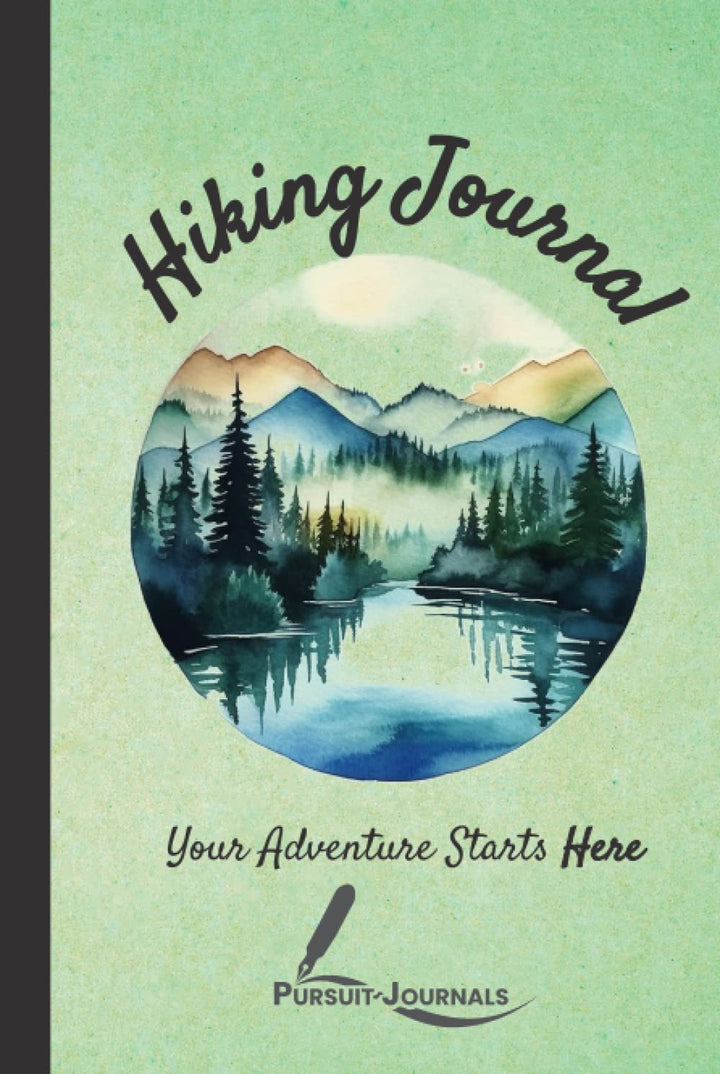 Pursuit Journals | Hiking Logbook &amp; Journal: 6" x 9" Travel Size, Trail Log Book with Prompts and Go
