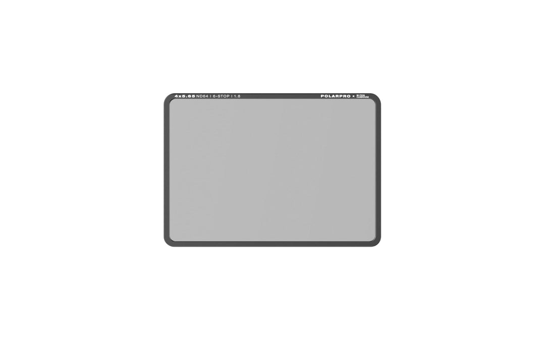 PolarPro - ND64-4x5.65 Filter - Vollständig ummantelte Filter - 6-Stop Neutraldichte - Aluminiumrahm