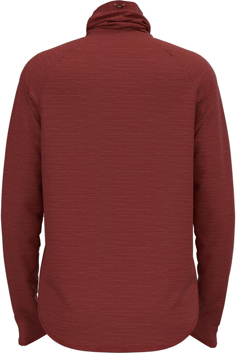 Odlo Damen Run Easy Warm_313611 Shirt XS Spiced Apple Melange, XS Spiced Apple Melange