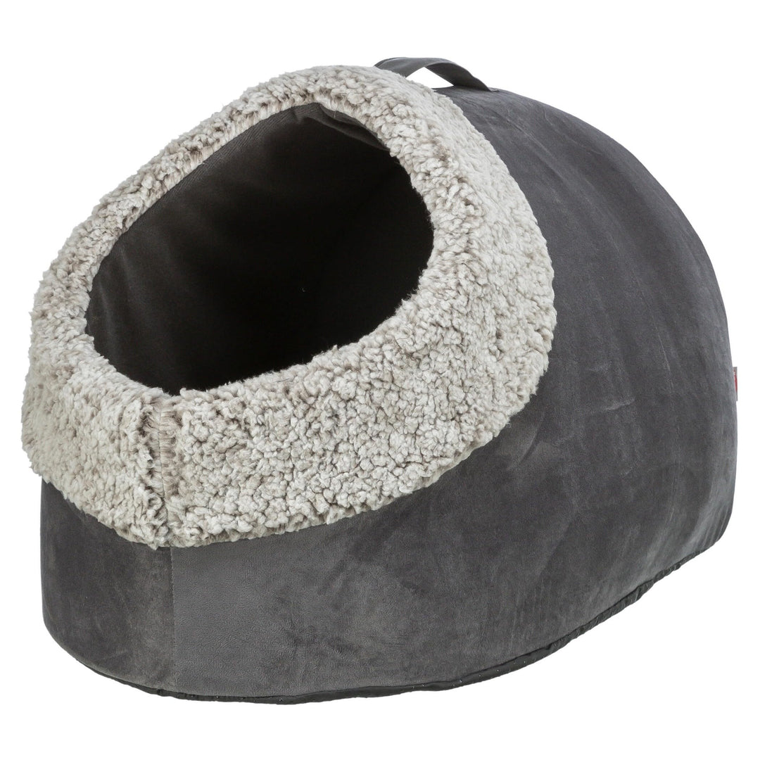 TRIXIE cat Basket Igloo Calida wÄrme reflektierend grau-Weiss/schwarz