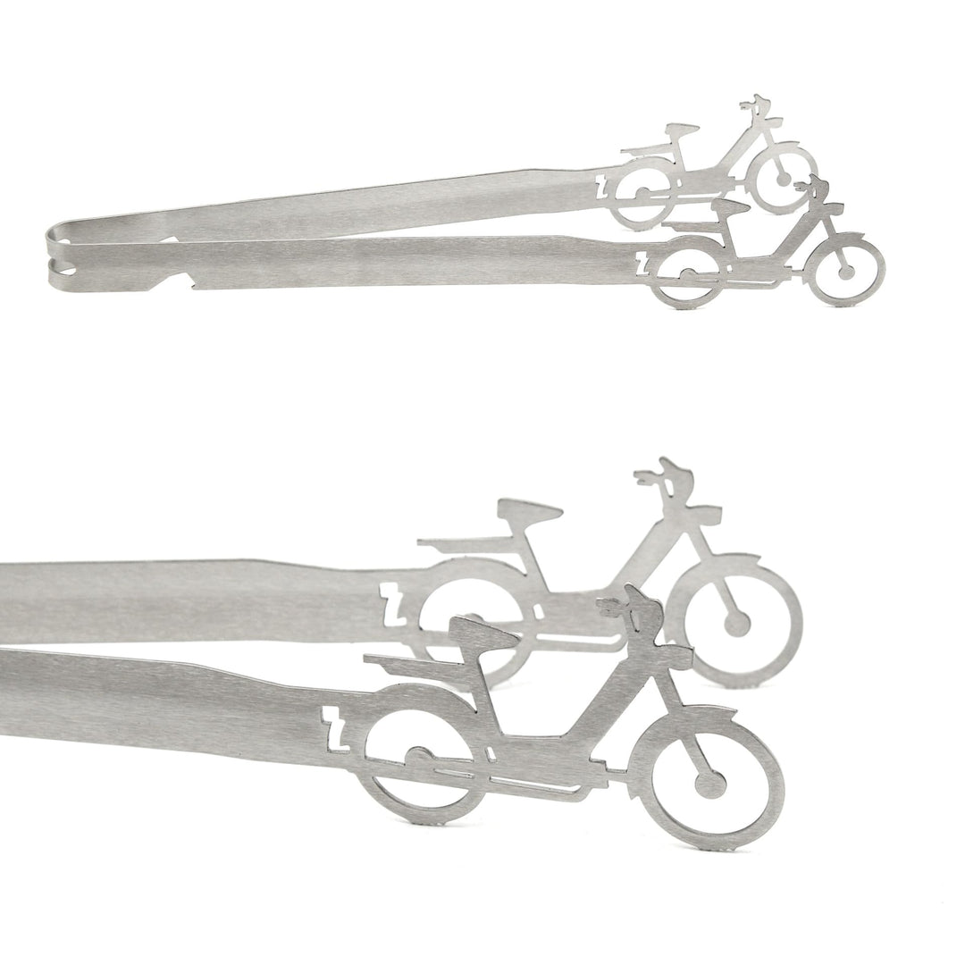Grillzange Motiv Mofa, spülmaschinengeeignet, Geschenkidee, Männergeschenk, Mofaschrauber, Mopedschr