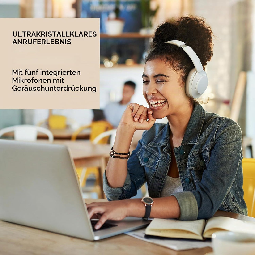 Creative Zen Hybrid 2, Kabellose Over-Ear-Kopfhörer, Bis zu 67 Stunden (ANC aus), Hybrid-Active-Nois