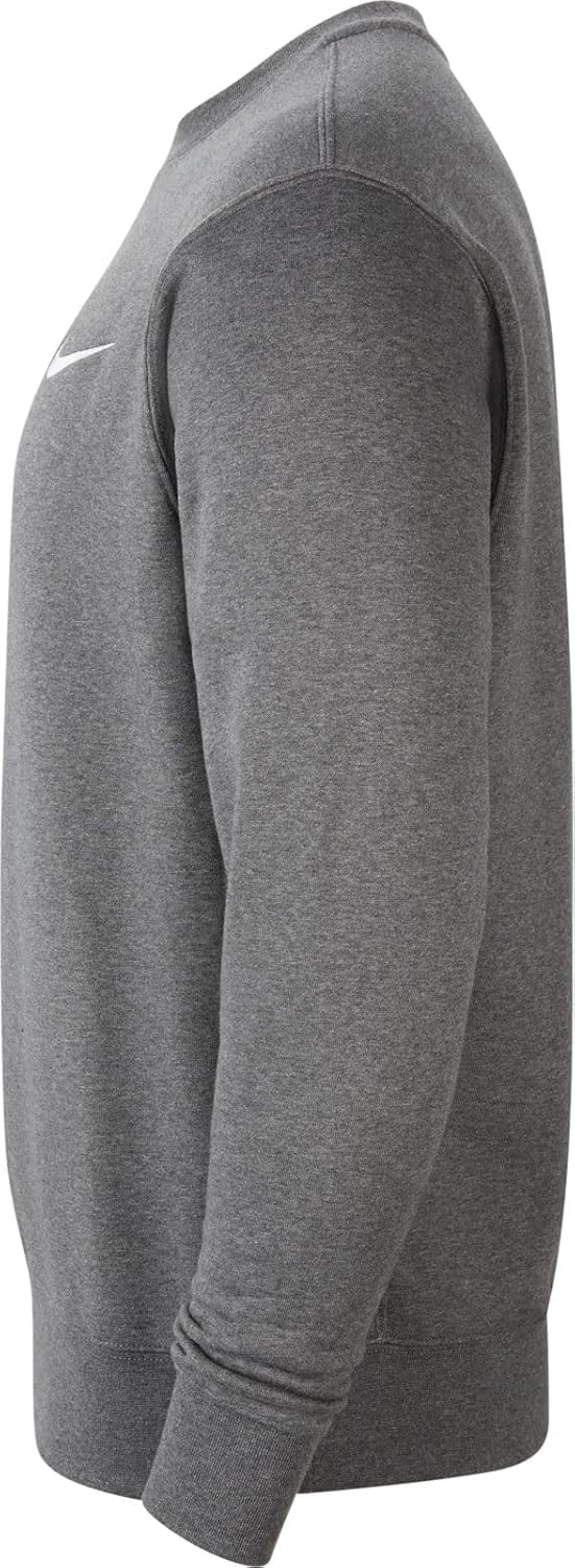 Nike Herren M Nk FLC Park20 Crew Sweatshirt (1er Pack) S Charcoal Heathr/White, S Charcoal Heathr/Wh