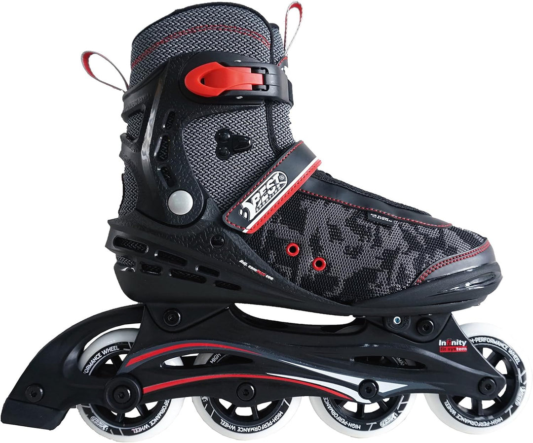 Best Sporting Inline Skates, Grösse verstellbar mit ABEC 7 Carbon Kugellager, Inliner für Teenager u