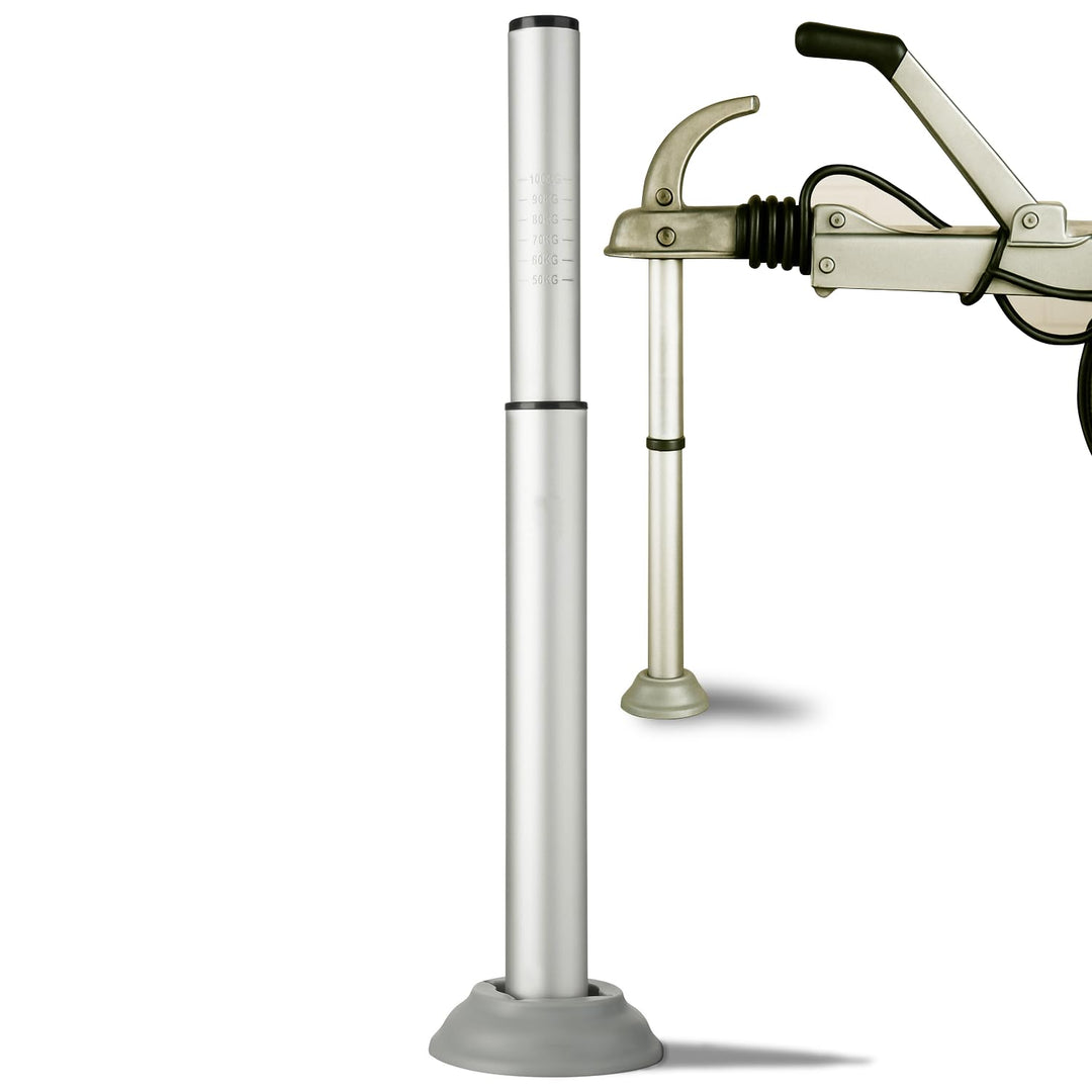 AUTOLIGHT 24 Aluminium Deichselwaage Stützlastwaage 50-100 kg mit Standplatte | Stützlastmesser für