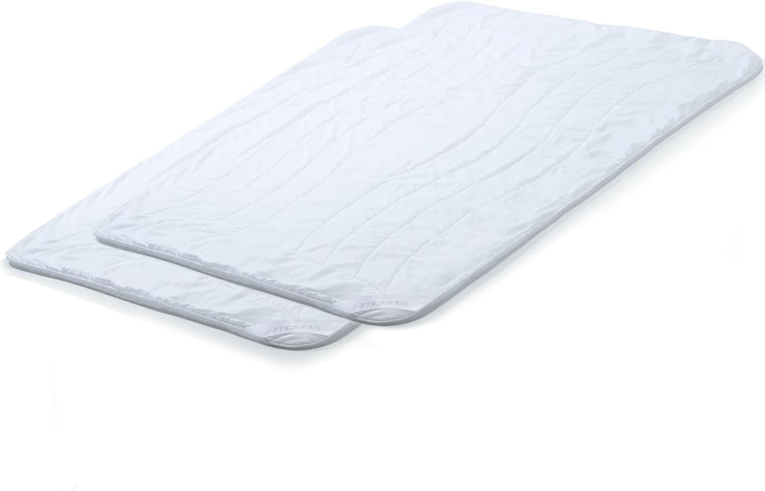 aqua-textil Ambiente Sommer Leicht Steppbettdecke 2er Set 150 x 200 cm Mikrofaser Steppdecke atmungs