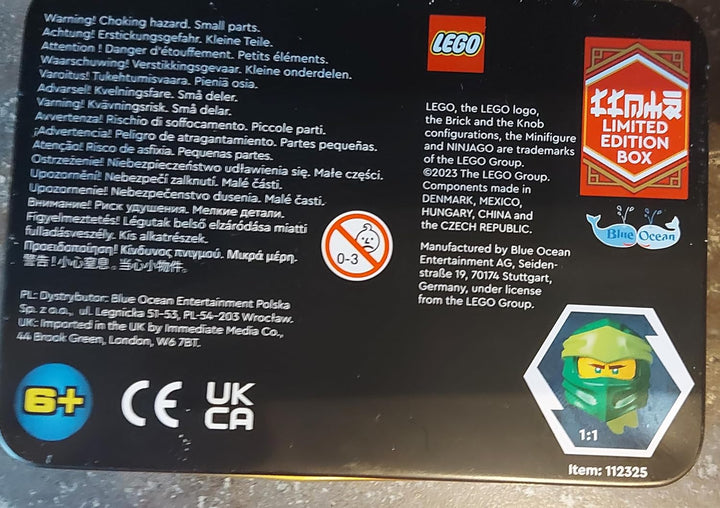 Lego Ninjago Figuren Alle 5 Ninja und Meister Wu ( Grüner Ninja Blauer Ninja Schwarzer Ninja Weisser