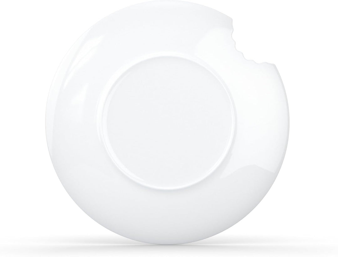 Fiftyeight Kuchenteller mit Biss - 4er Set - 20 cm, weiss