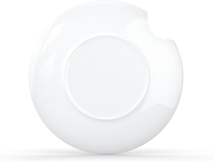 Fiftyeight Kuchenteller mit Biss - 4er Set - 20 cm, weiss