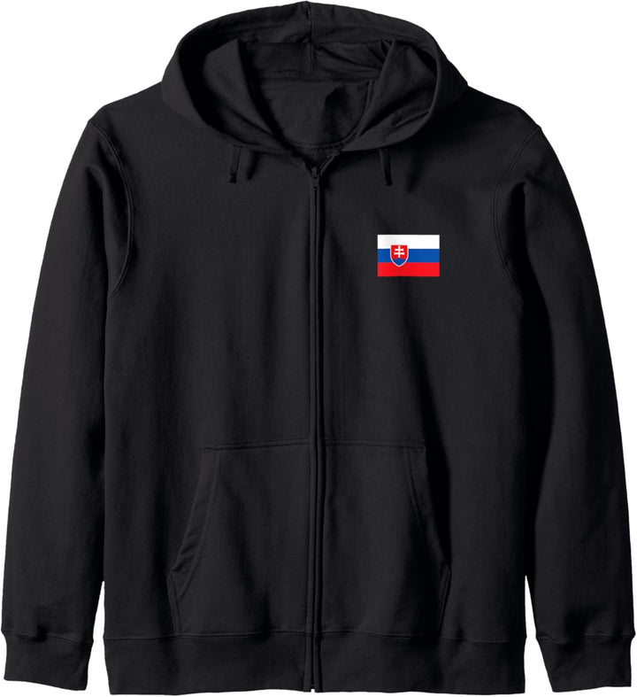 Slowakei Flagge Slovenska Slowakische Flaggen Herren Damen Kapuzenjacke