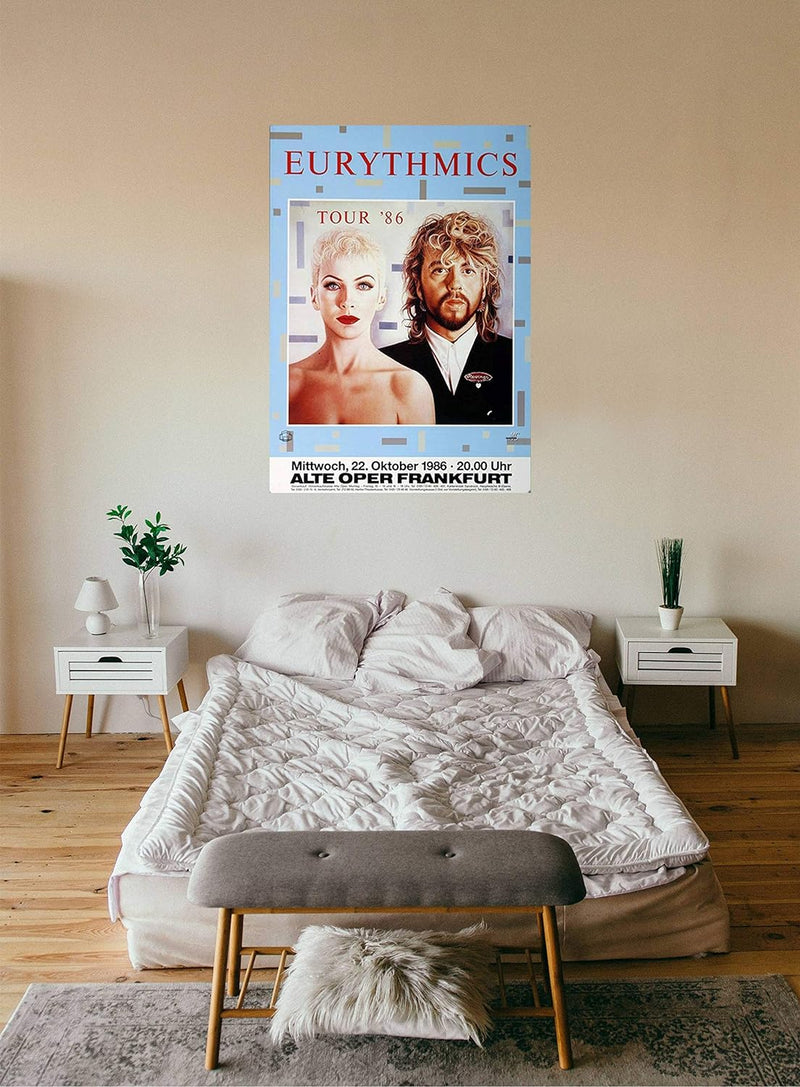 Eurythmics - Revenge, Frankfurt 1986 » Konzertplakat/Premium Poster | Live Konzert Veranstaltung | D