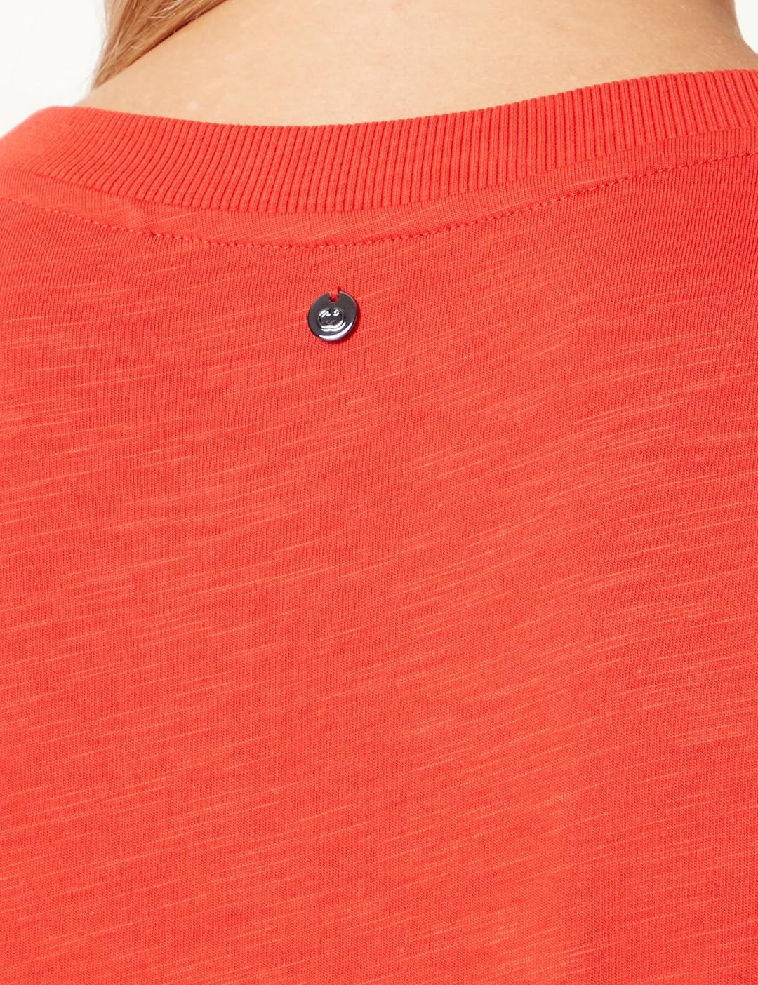 Gerry Weber Damen Blusenshirt mit Materialmix Langarm unifarben 36 Fire, 36 Fire