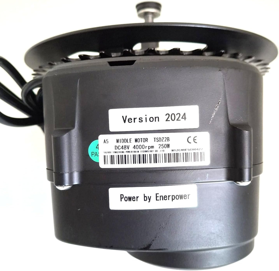 Enerpower Tongsheng TSDZ2B 48V 250W Mittelmotor Freilauf (Edition 2020) mit Zubehör und Display Disp