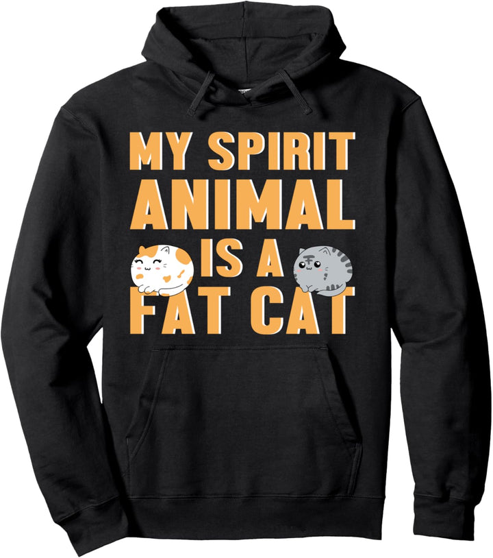 Mein Seelentier Ist Eine Fette Katze Haustier Chonker Chonk Pullover Hoodie