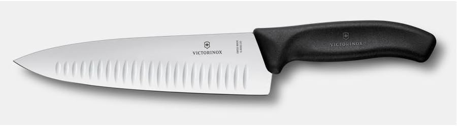Victorinox, Swiss Classic, Profi Tranchiermesser, Extra Scharfe Klinge, Kullenschliff, 20 cm, Robust