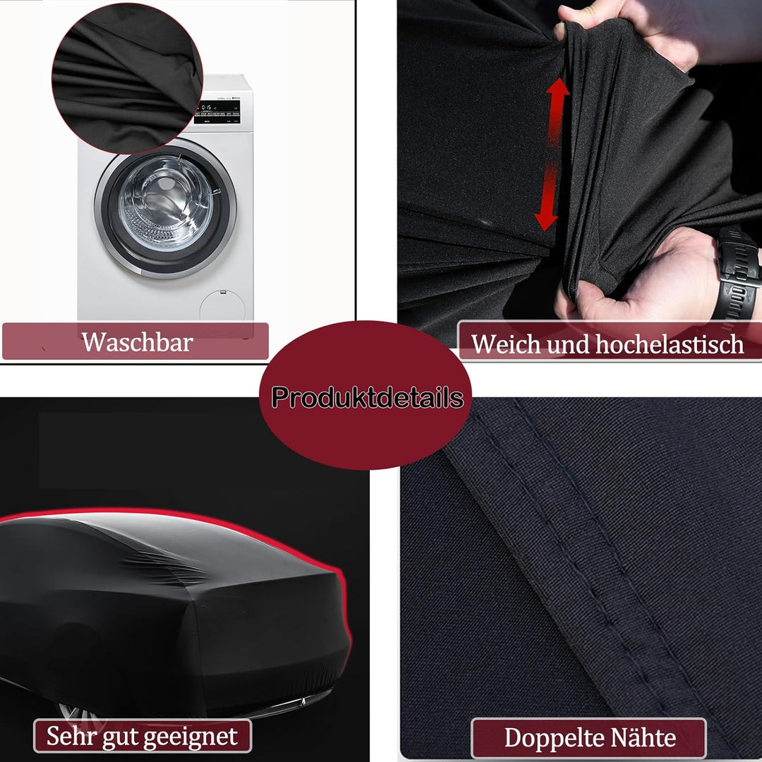 Autoabdeckung Indoor Stretch für 450-500cm Sportwagen Auto Abdeckplane Winter Staubdichte Autogarage