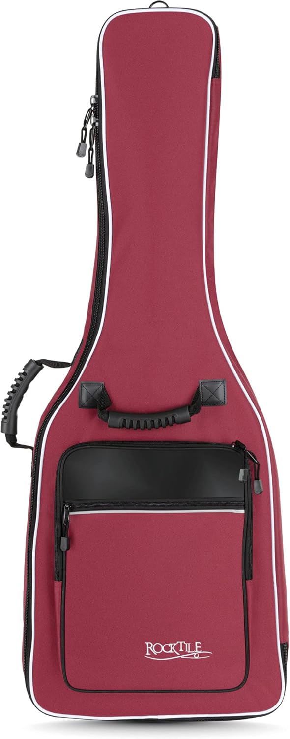 ROCKTILE Klassik-Gitarrentasche 4/4-Grösse - wasserabweisender Gigbag mit weicher Polsterung und Fix