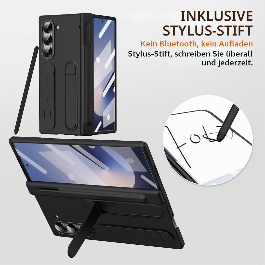 NINKI für Samsung Galaxy Z Fold 5 Hülle mit Armband Samsung Fold 5 hülle mit Displayschutz Galaxy z