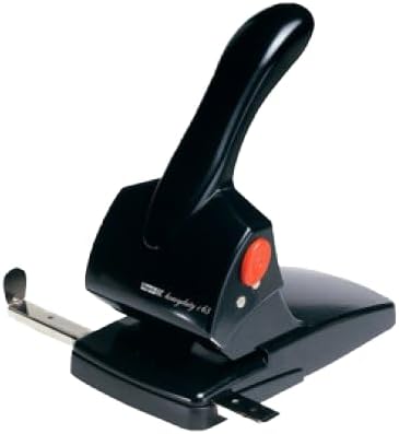 Rapid 20922601 Registraturlocher HDC65, Gussmetall, 65 Blatt, schwarz 65 Blatt Schwarz, 65 Blatt Sch