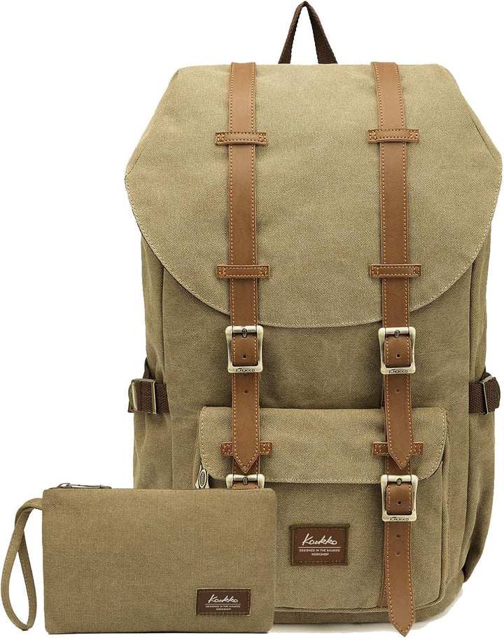 KAUKKO Unisex Ep5 Rucksack 45 x 27 x 17cm (HxBxT) (Ckhaki 2pcs), 45 x 27 x 17cm (HxBxT) (Ckhaki 2pcs