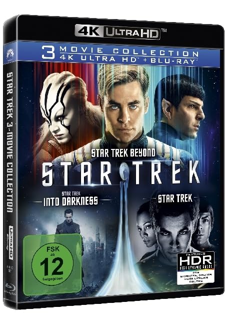 Star Trek - 3-Movie Collection (4K Ultra-HD) (3 Blu-ray 4K) (+ 3 Blu-ray 2D), 4K
