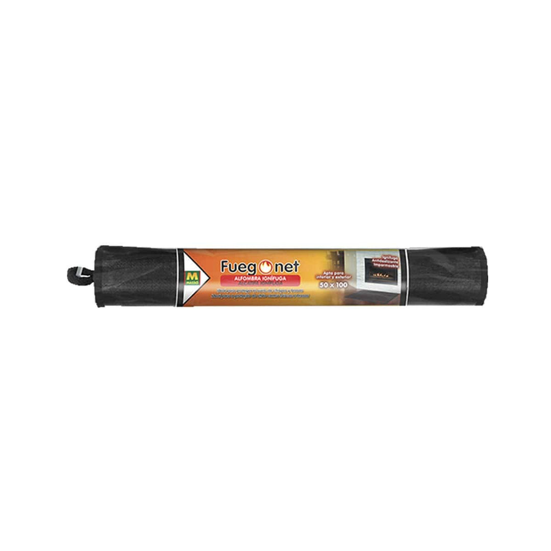 Masso 231480 Feuerfester Teppich, Schwarz, 100 x 150 cm