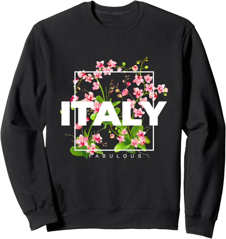 Floral Italy Fashion Novelty Graphic Tees & Cool Designs Sweatshirt
