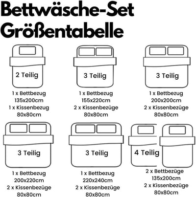 Luowei Bettwäsche 135x200 2teilig Marmor Grau mit 80x80 Reissverschluss Kissenbezug, Kinder, Erwachs