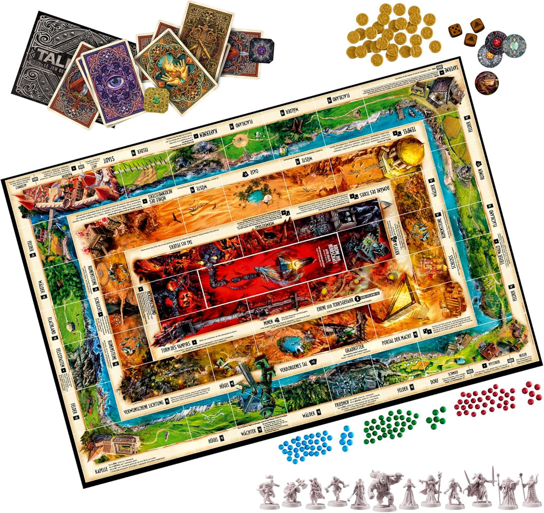 Talisman: Die magische Quest Brettspiel, 5. Auflage - Deutsche Version, Mehrfarbig., Talisman