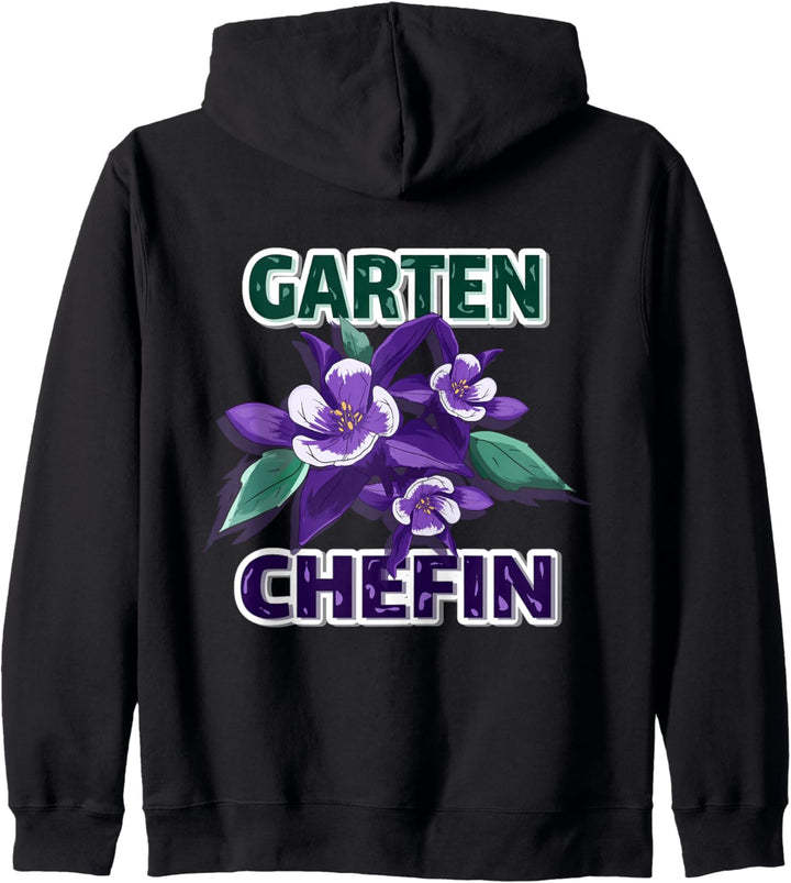 "Garten Chefin" Blumen Floristin Hobbygärtner Gartenarbeit Kapuzenjacke