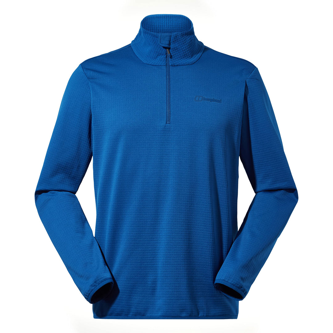 Berghaus Herren Keppla Superwarmer Pullover mit halbem Reissverschluss S Blau, S Blau