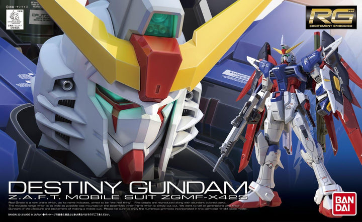 Bandai Hobby BAN181595 Model Kit, 1/144 Scale 11 RG Destiny Gundam Modell-Set, Massstab 1:144, No Co