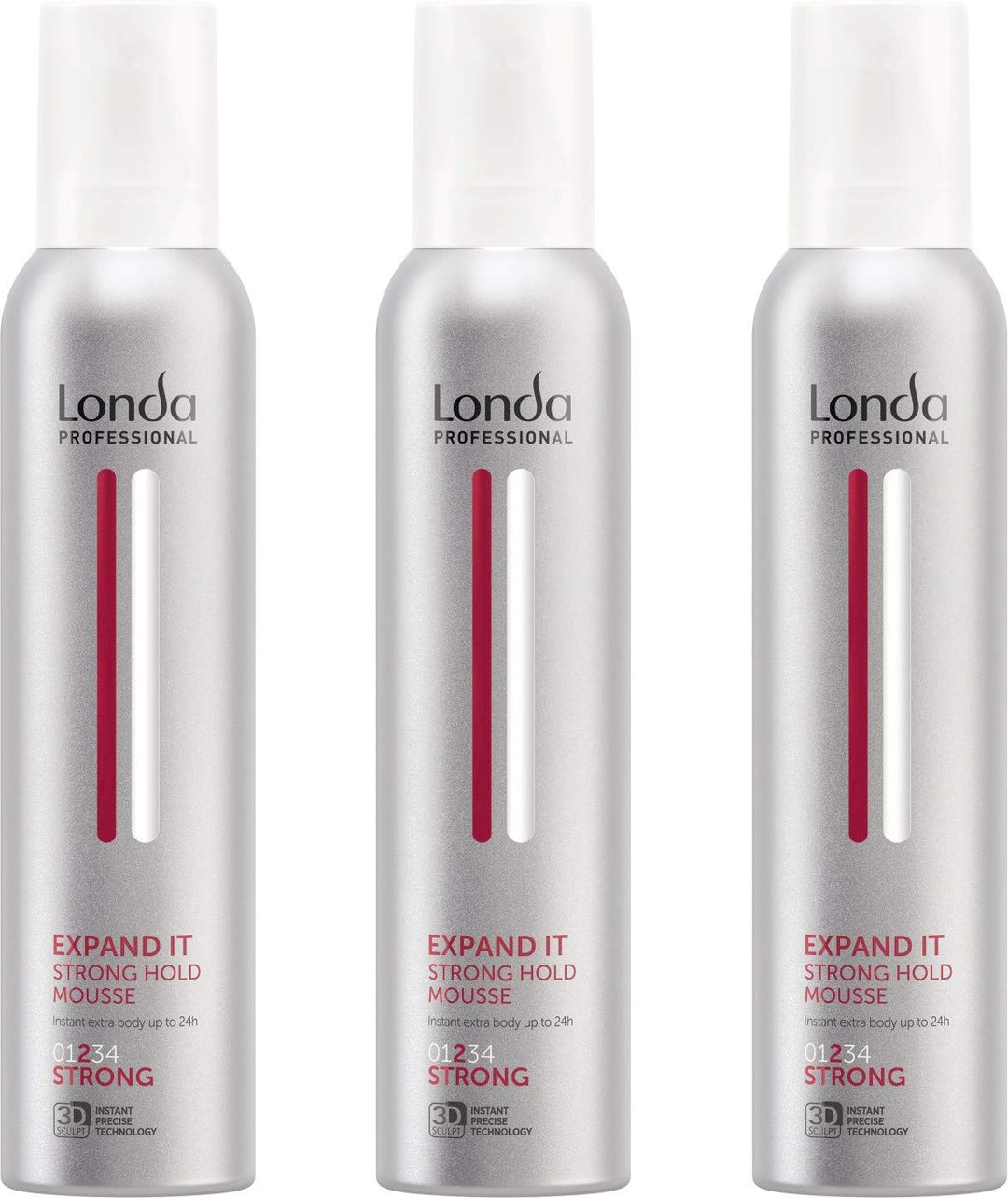 Londa Expand It Schaumfestiger 3x250 ml Unparfümiert 250 ml (3er Pack), Unparfümiert 250 ml (3er Pac