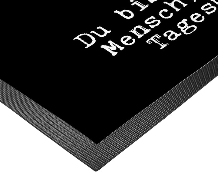 Mr. &amp; Mrs. Panda 40 x 60 cm Fussmatte Tagesmutter mit Herz - Geschenk, Abschied, Türmatte, Vorleger,