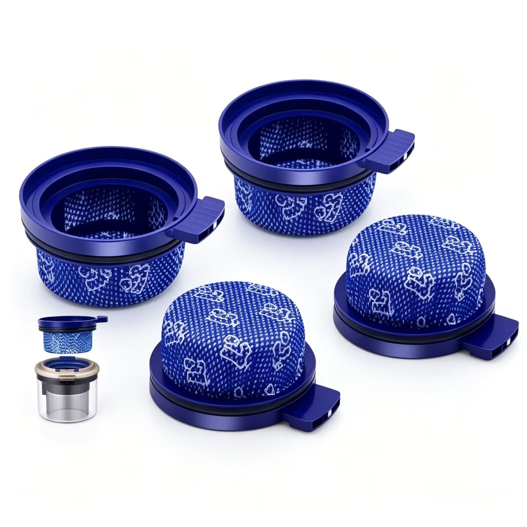 4 Stück Staubsaugerfilter, Waschbarer Mikrofilter, Staubsauger-Filterzubehör, Kompatibel mit Samsung