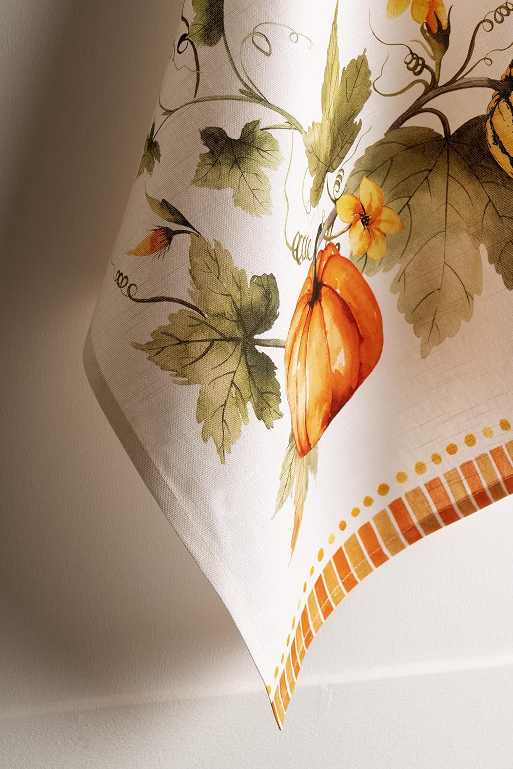 Maison d' Hermine Pumpkin Garden-Cloudy Cream 100% Baumwolle Set von 3 Multi-Purpose Küchenhandtuch