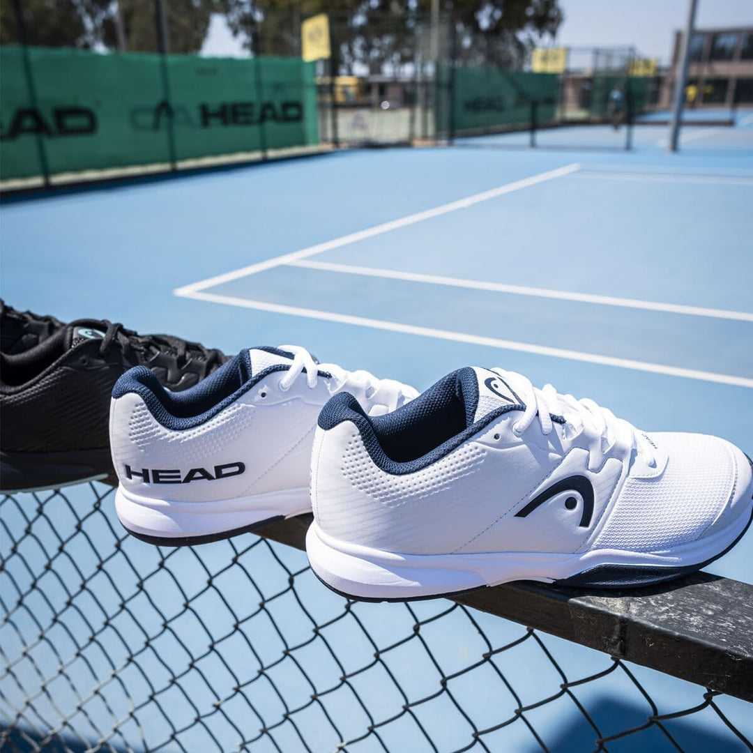 HEAD Herren Revolt Court MenTennisschuh 46 EU Weiss Blueberry, 46 EU Wei&#xDF; Blueberry